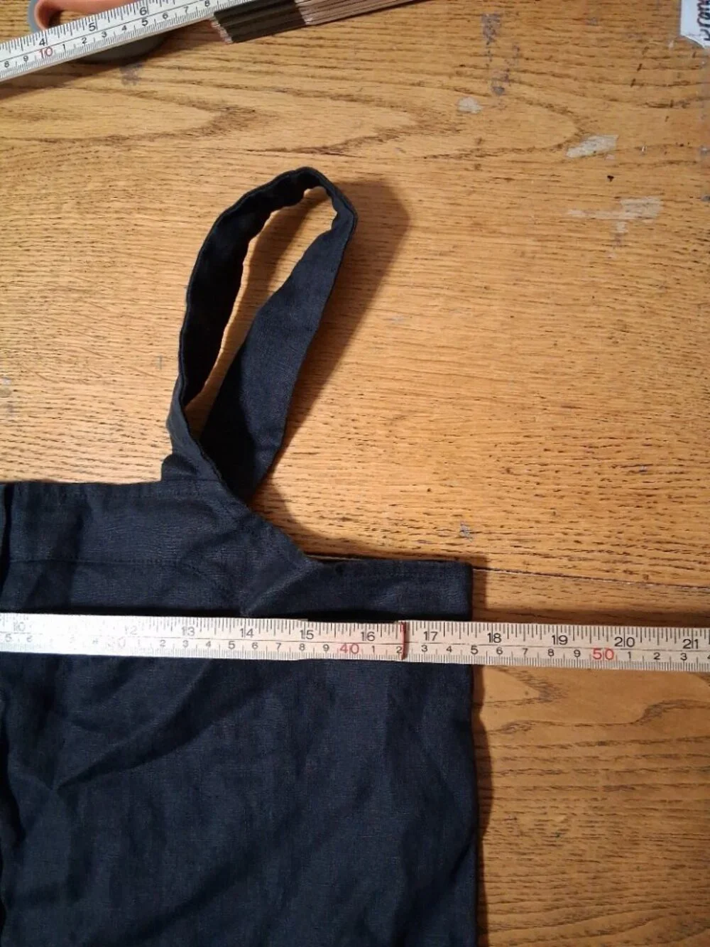 NEW EVERLANE WOMEN LINEN JUMPSUIT BLACK 8 NEW